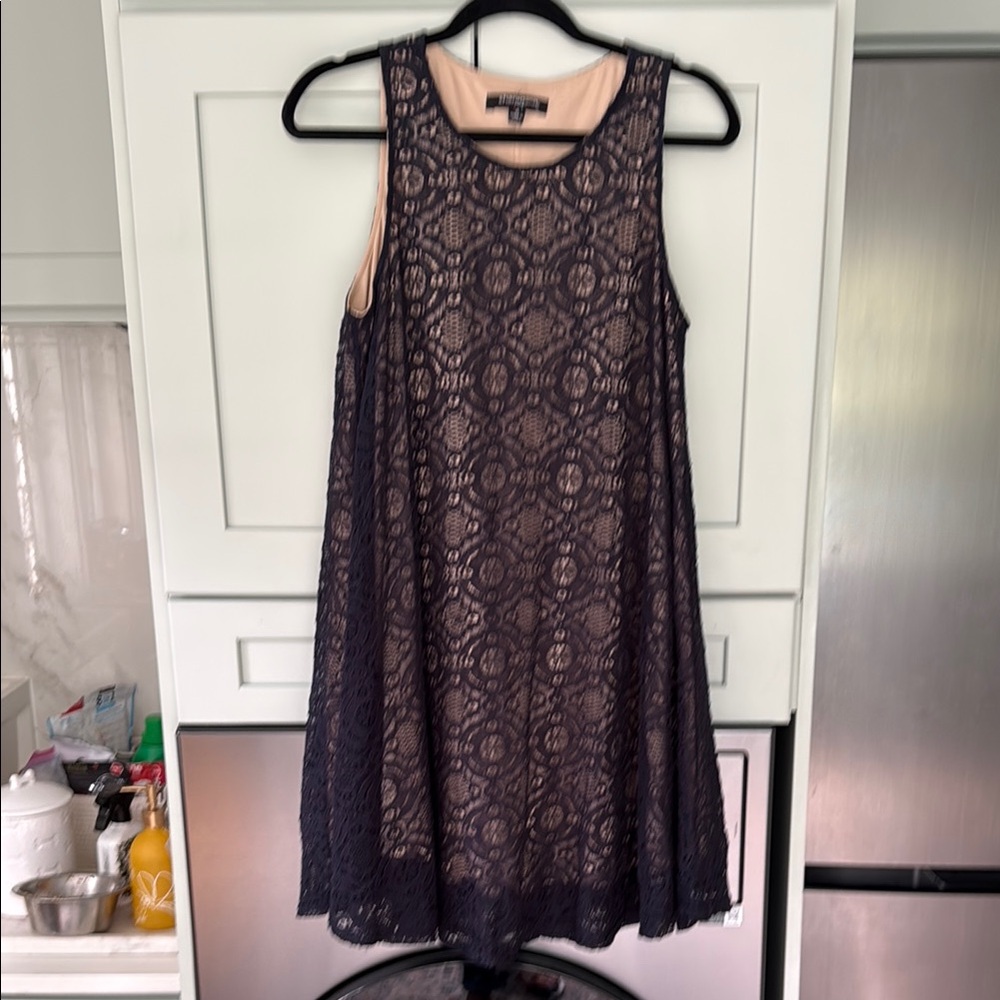 Black Sleeveless A-line Mini Dress for Weddings